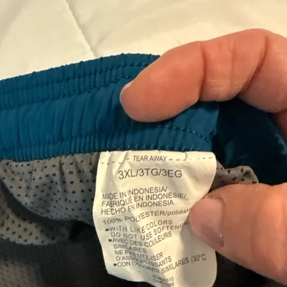 Under Armour HeatGear Men’s Athletic Shorts 3XL Blue Gray 8” Inseam Performance - Picture 5 of 6